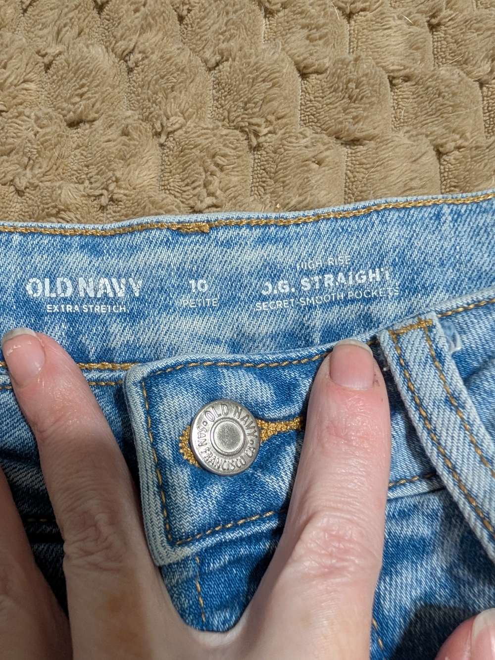 Old Navy High-Rise OG Straight Women’s Jeans in Light Blue